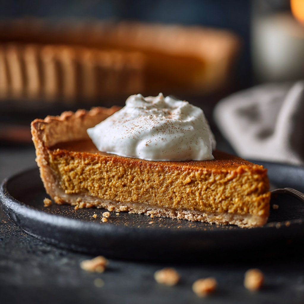 Festive Spiced Pumpkin Pie
