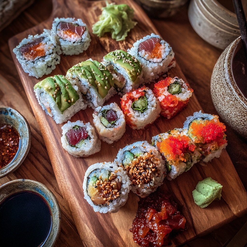 Global Japanese Sushi Rolls