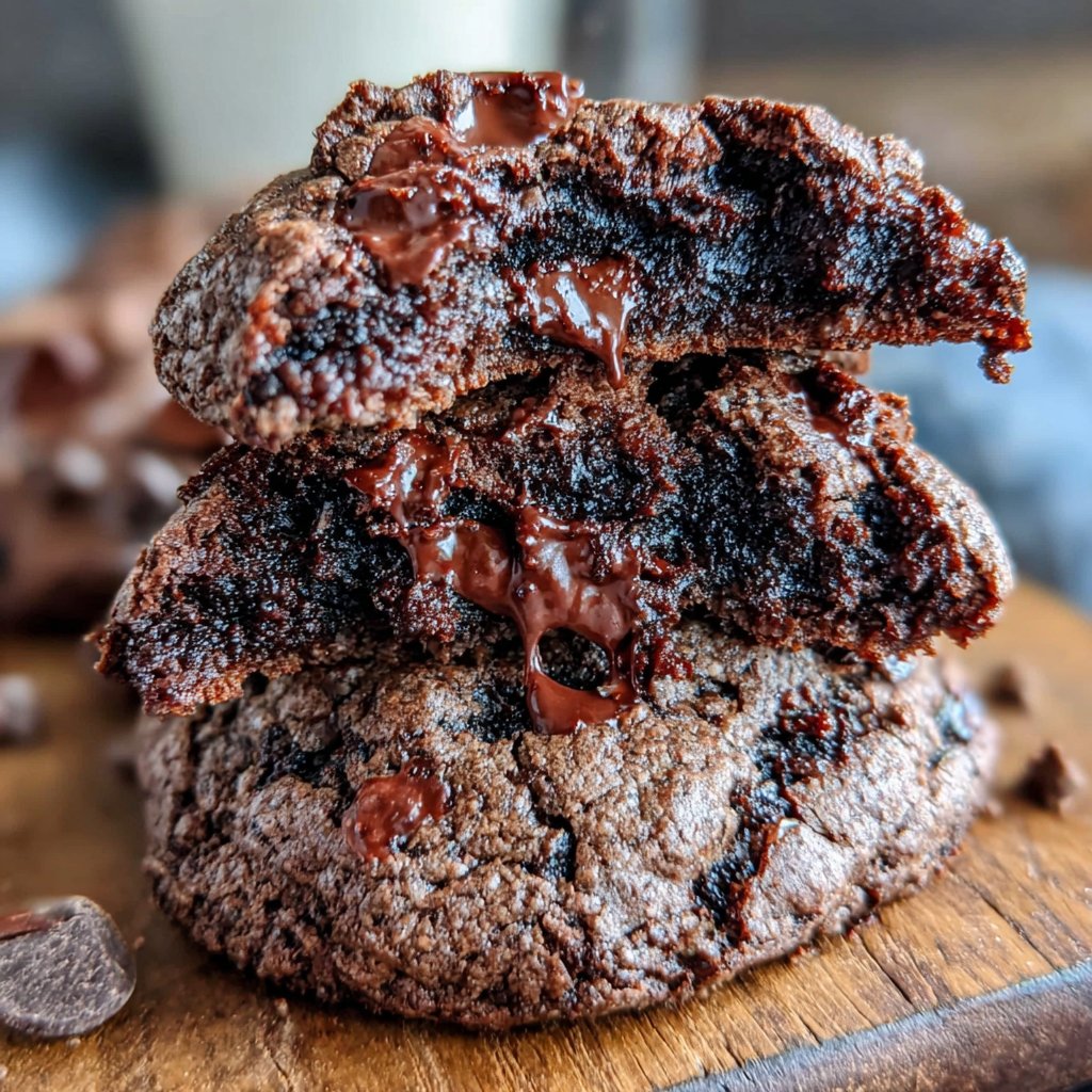 Mocha Chip Brownie Cookies