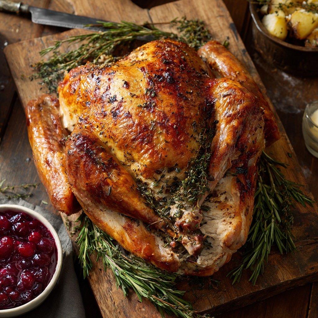 Festive Herb Roast Turkey
