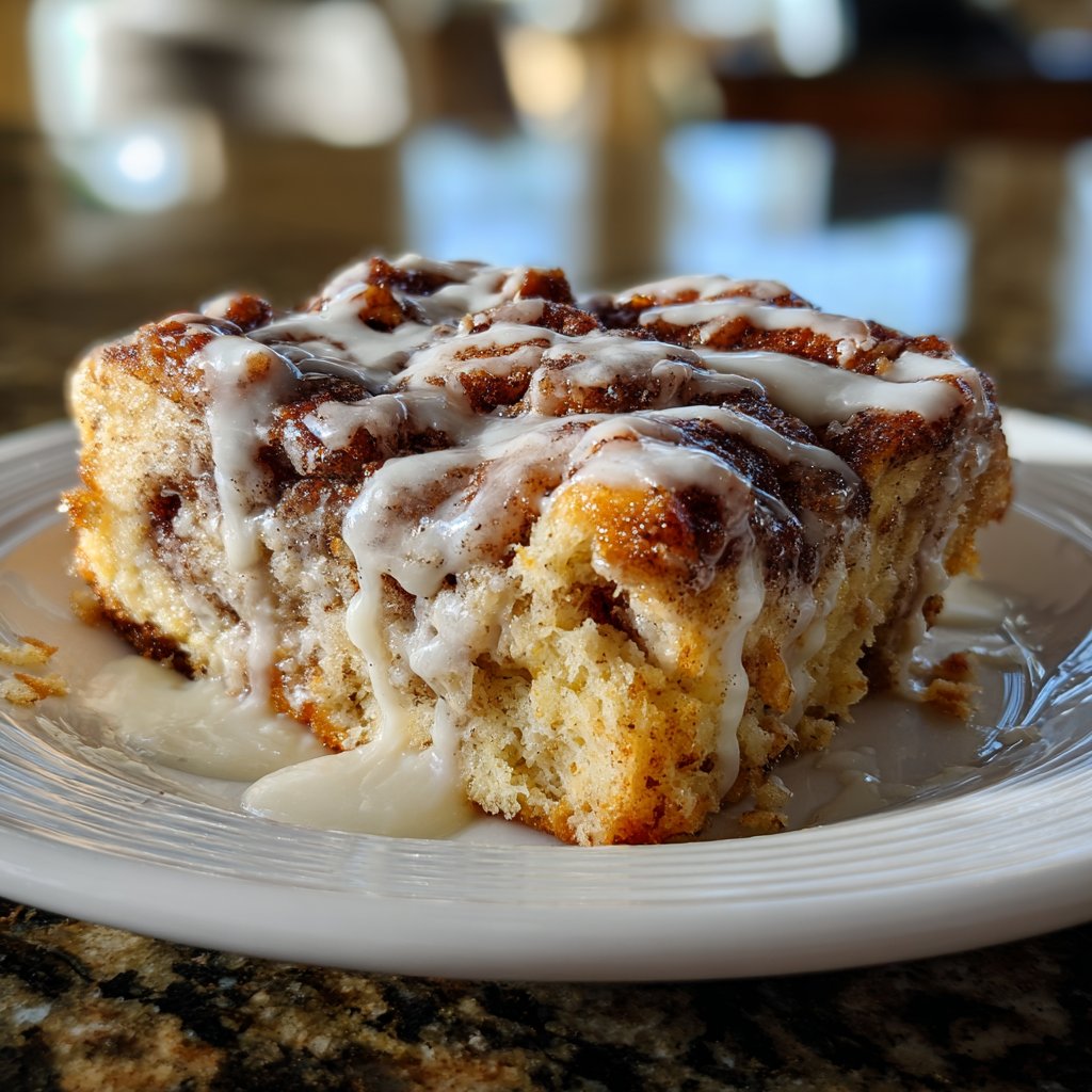 Cinnamon Roll Breakfast Casserole