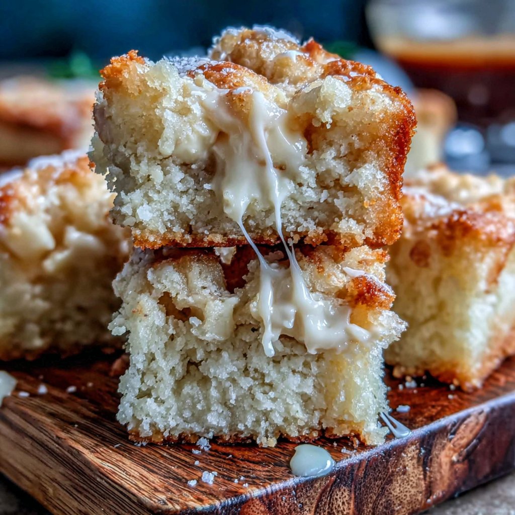 Pure Vanilla & White Chocolate Blondies