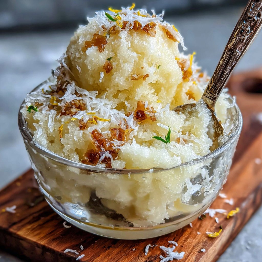 Dandelion and Lemon Sorbet