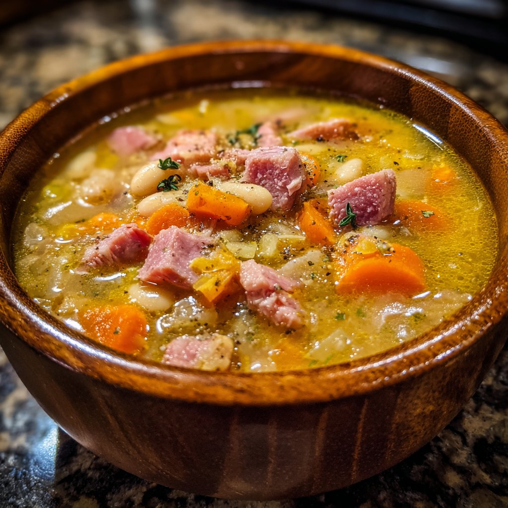 Hearty Ham and Bean Soup