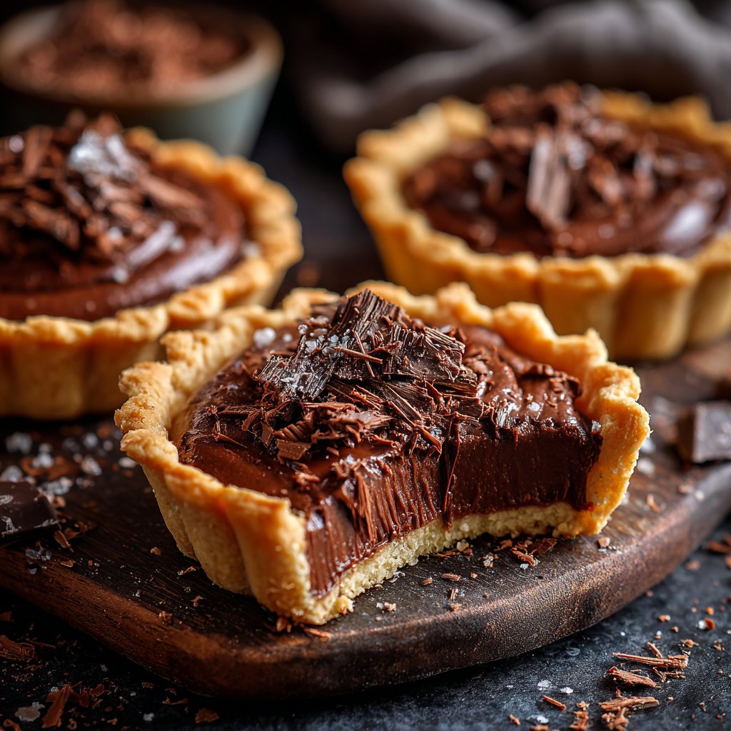 Mini Chocolate Cream Tarts